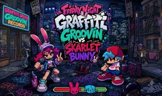 FNF Graffiti Groovin vs Skarlet Bunny