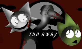 FNF x Sprunki – Run Away – Wenda vs Pico