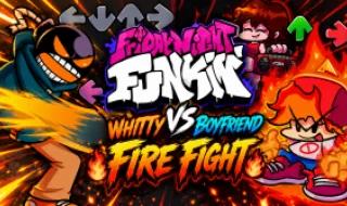 Friday Night Funkin' Whitty vs Boyfriend Fire Fight