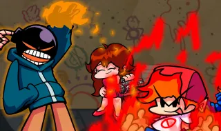 Friday Night Funkin' Whitty vs Boyfriend Fire Fight