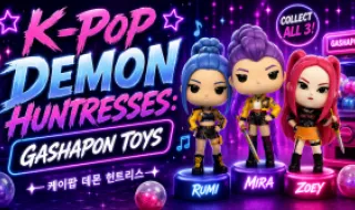 K-Pop Demon Huntresses: Gashapon Toys
