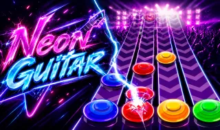 Neon Guitar