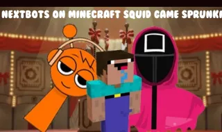 Nextbots on Minecraft Squid Game Sprunki