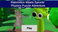 Play Ratomilton Meets Sprunki Physics Puzzle Adventure now!
