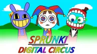 Play Sprunki Circo Digital now!