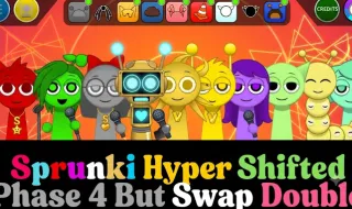 Sprunki HyperShifted Phase 4 but Swap Double