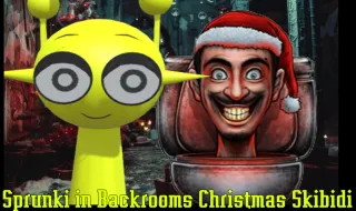 Sprunki in Backrooms Christmas Skibidi Terrors