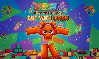 Sprunki Kick the Buddy but with Oren