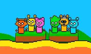 Sprunki Lava Escape 2Player