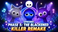 Play Sprunki Phase 5: The Blackened Killer Remake now!