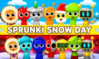 Sprunki Snow Day