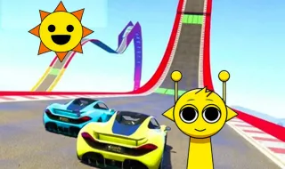 Sprunki Stunt Driving Simulator