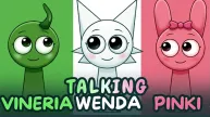 Play Sprunki Talking Vineria Wenda and Pinki now!