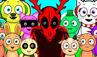 Sprunki vs Dandy Shooter 3D