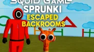 Play Squid Game Sprunki Escaped Backrooms now!
